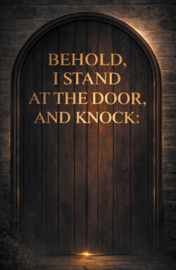 Behold, I stand at the door, and knock: